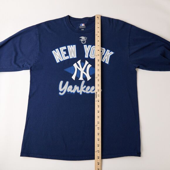 VF Imagewear New York Yankees T-Shirt Mens L Navy MLB Baseball Fan Graphic Retro - Picture 2 of 12